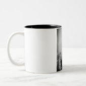 Lakota leider Sitting Bull Indiaanse Indiaan Tweekleurige Koffiemok (Links)