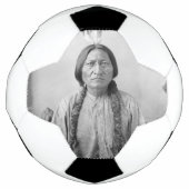 Lakota leider Sitting Bull Indiaanse Indiaan Voetbal (Voorkant)