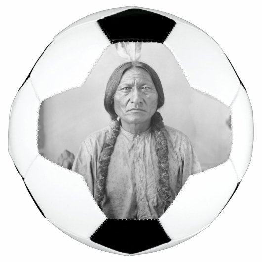 Lakota leider Sitting Bull Indiaanse Indiaan Voetbal (Voorkant)