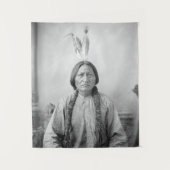 Lakota leider Sitting Bull Indiaanse Indiaan Wandkleed (Voorkant)