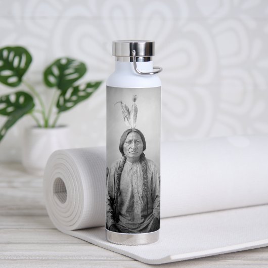 Lakota leider Sitting Bull Indiaanse Indiaan Waterfles (Yoga)