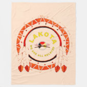 LAKOTA NATION FLEECE BLANKET (Voorkant)