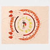 LAKOTA NATION FLEECE BLANKET (Voorkant (Horizontaal))