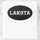 Lakota Ovale Sticker (Tas)