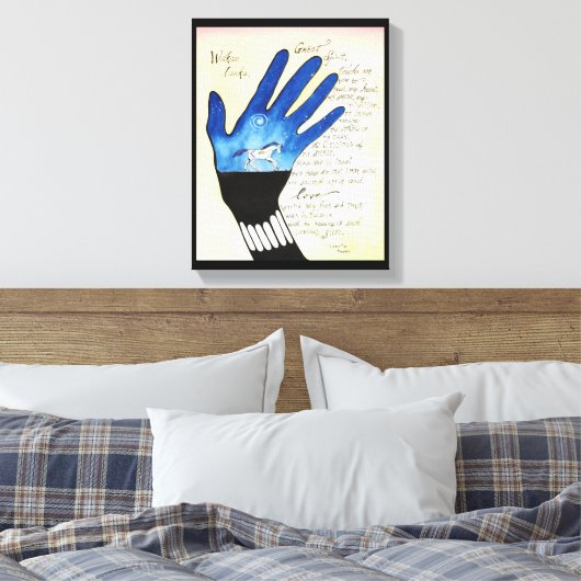 "Lakota Prayer" Canvas Afdruk (Insitu (Slaapkamer))