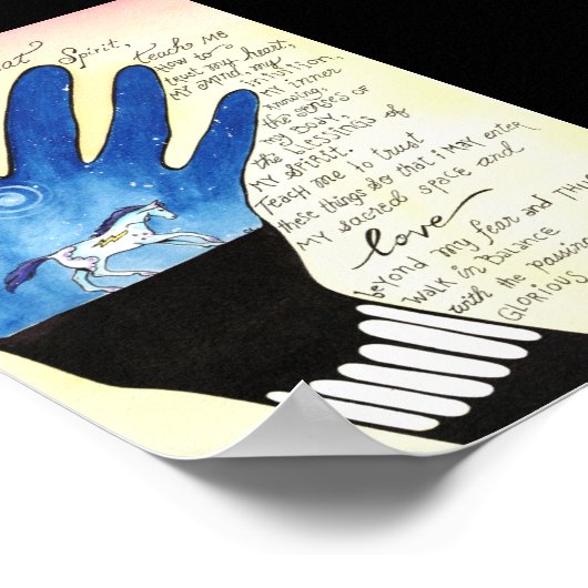 Lakota Prayer Poster (Hoek)