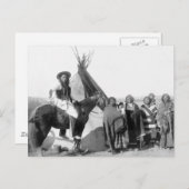 Lakota Sioux: 1891 Briefkaart (Voorkant / Achterkant)