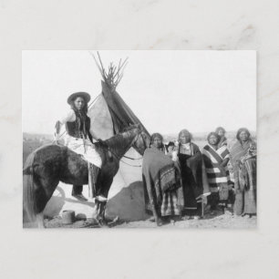 Lakota Sioux: 1891 Briefkaart