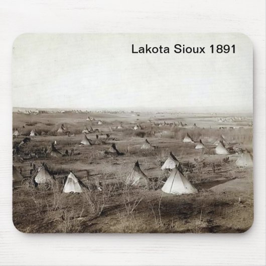 Lakota Sioux 1891 Mousepad Muismat (Voorkant)