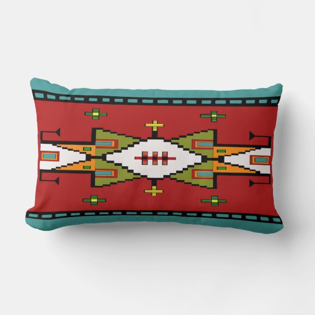 Lakota Spirit Lumbar Pillow Kussen (Voorkant)