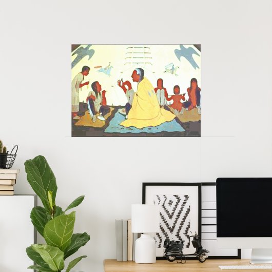Lakota Storyteller Poster (Thuiskantoor)