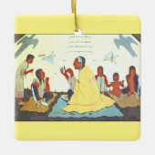 Lakota Storyteller-versiering Keramisch Ornament (Voorkant)