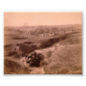 Lakota Tipi Camp Fotouitbreiding Foto Afdruk (Voorkant)