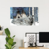 LAKOTA WINTER print (Thuiskantoor)