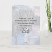 Lakota's Legacy - Wenskaart Kaart (Achterkant)