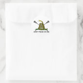 Laks vermogen ronde sticker (Tas)