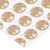 Laksa Spicy Maleisië Coconut Noodle Food Tafelkleed (Gekanteld)