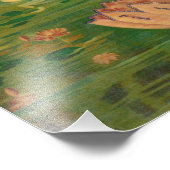 Lakshmi by Raja Ravi Varma Foto Afdruk (Hoek)