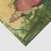 Lakshmi by Raja Ravi Varma Tissuepapier (Detail)