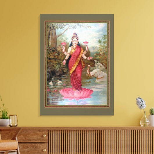 Lakshmi Canvas Afdruk (Insitu (Woonkamer))