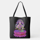 Lakshmi Diwali Festival Godin Good Fortune Tote Bag (Achterkant)