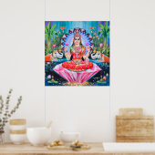 Lakshmi door S Murugakanni Poster (Keuken)