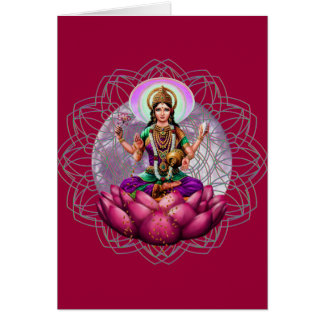 Lakshmi Fortune Mandala-kaart