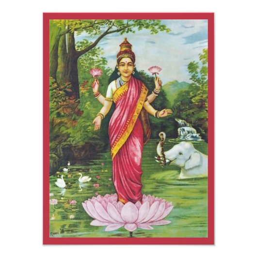 Lakshmi Foto afdrukken (Voorkant)