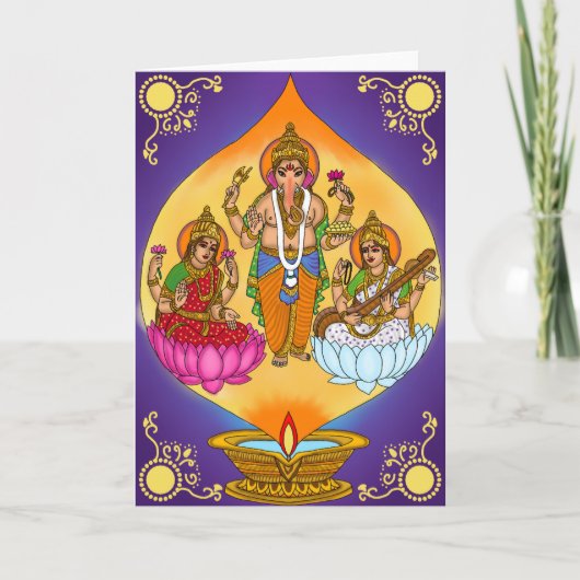 Lakshmi Ganesh  Kaart (Voorkant)