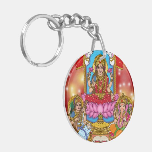 Lakshmi Ganesh Keychain (Voorkant Links)