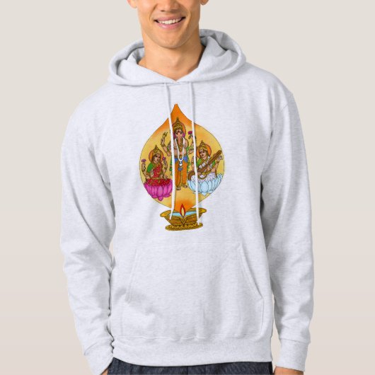 Lakshmi Ganesh-trui Hoodie (Voorkant)