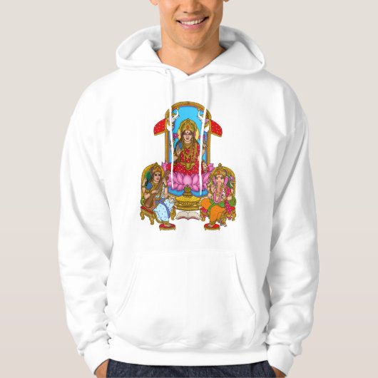 Lakshmi Ganesh-trui Hoodie (Voorkant)