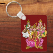 Lakshmi Ganesha Sleutelhanger (Voorkant)