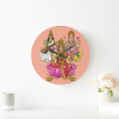 Lakshmi Ganesha wandklok (Huis)