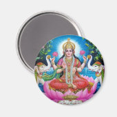 Lakshmi Goddess of Love, Prosperity, and Wealth Magneet (Voorkant / Achterkant)