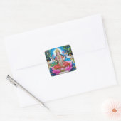 Lakshmi Godin Grote Vierkante Sticker (Envelop)
