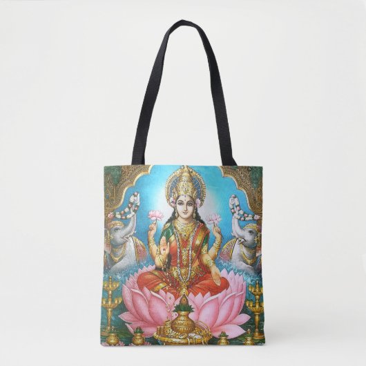  Lakshmi - Godin van de zegeningen Tote Bag (Voorkant)