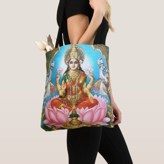  Lakshmi - Godin van de zegeningen Tote Bag (Dichtbij)