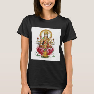 Lakshmi Hindu Godin van rijkdom en gezondheid T-shirt