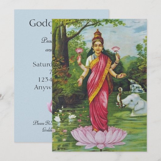 Lakshmi Kaart (Voorkant / Achterkant)