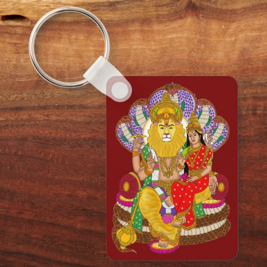 Lakshmi Narasimha Keychain (Voorkant)