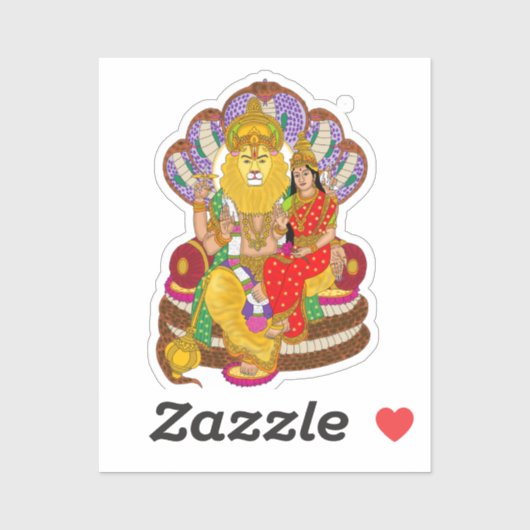 Lakshmi Narasimha Sticker (Vel)