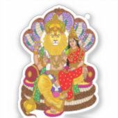 Lakshmi Narasimha Sticker (Voorkant)