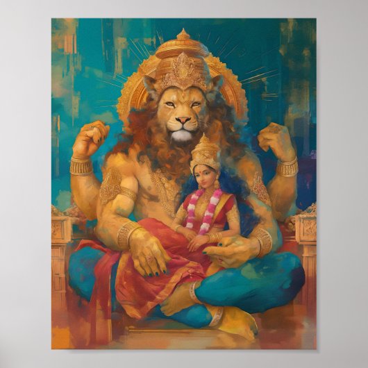Lakshmi Narasimha Swamy Poster (Voorkant)
