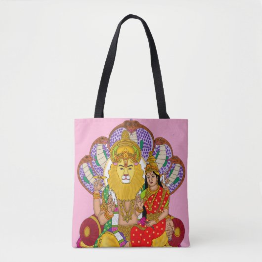 Lakshmi Narasimha Tote Bag (Voorkant)