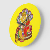 Lakshmi Narasimha wandklok (Hoek)