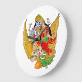 Lakshmi Narayan Clock – Divine Wall Decor & Home D Grote Klok (Hoek)