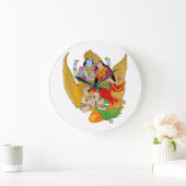 Lakshmi Narayan Clock – Divine Wall Decor & Home D Grote Klok (Huis)