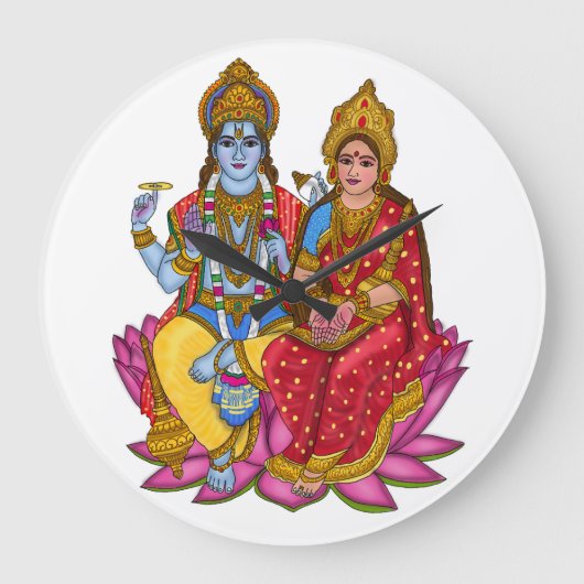 Lakshmi Narayan Clock Grote Klok (Voorkant)