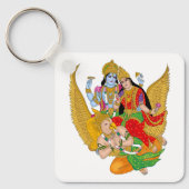 Lakshmi Narayan Keyring – Divine Keychain for Dail (Voorkant)